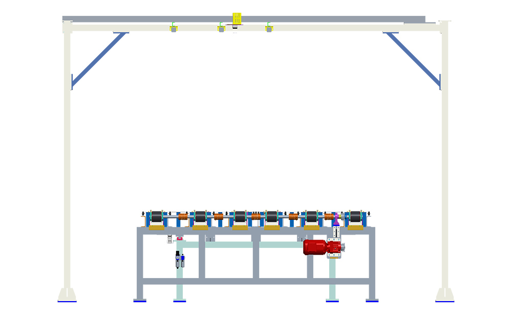 Optical centering conveyor