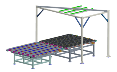 Optical centering conveyor